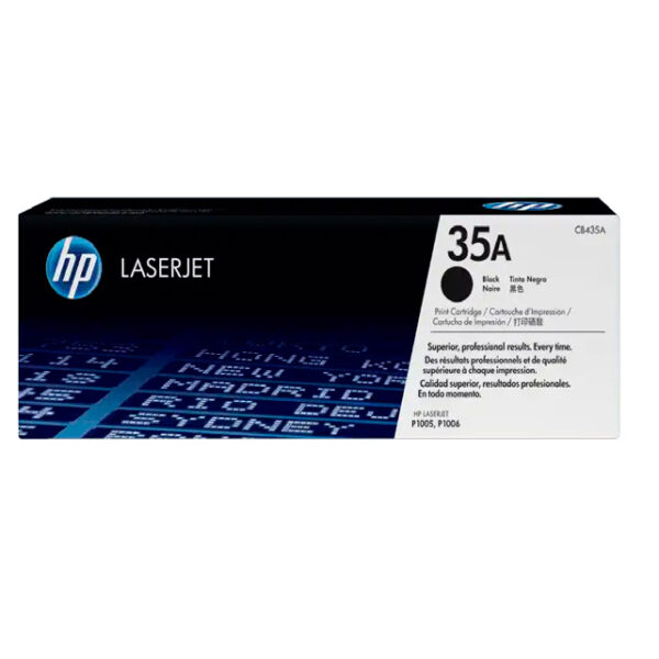 Cartucho de Tóner HP 35A Negro LaserJet Original CB435A