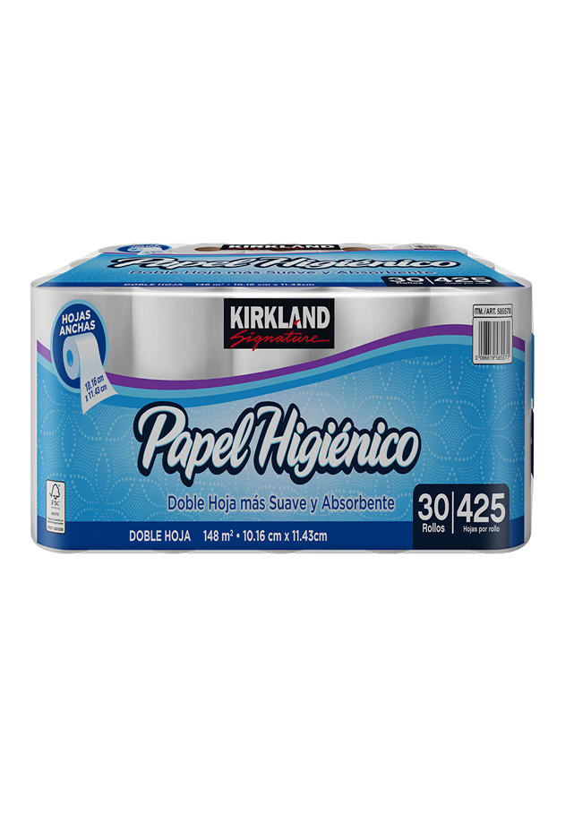 Kirkland Signature Triple Satin - Rollo de papel higiénico de 3 capas, 4  rollos de papel higiénico, 1 paquete, color blanco, 1 paquete